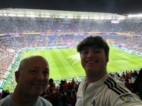 Mathias and Ted at Portugal vs Ghana 
