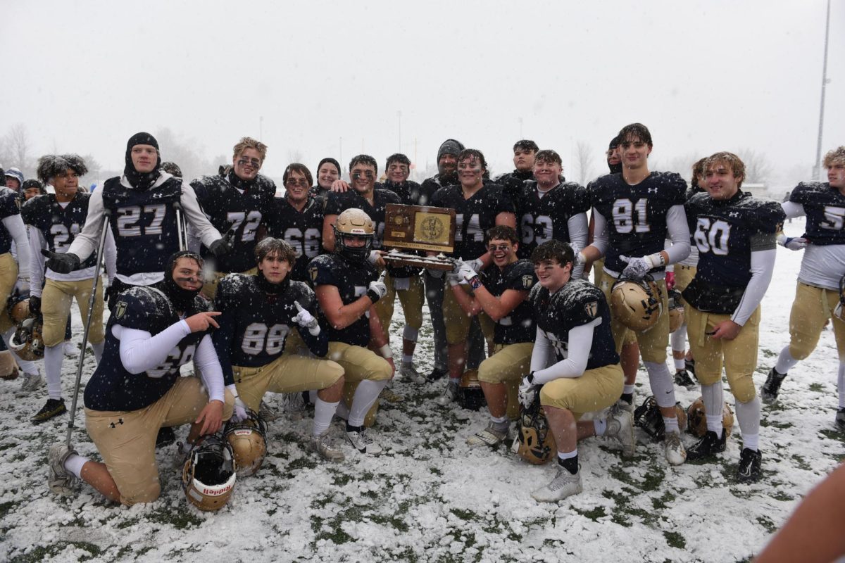 A Snowy Victory for the Aquinas football team, bringing home another State Championship!